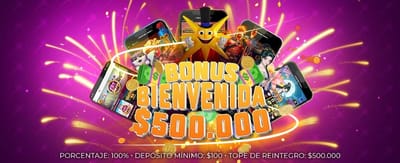 Bono de bienvenida disponible